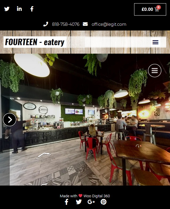 Virtual Tour for restaurants