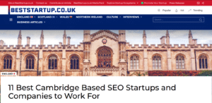 Top best startup cambridge