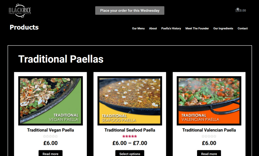 Black Rice - Introducing a Fresh New Digital Home for Traditional Paellas!